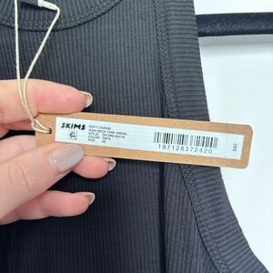 Skims lounge high neck tank dress